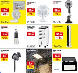 Hubo folder - Voorbeeld van een folder van Hubo, geldig van 22.04.2026 | Pagina: 12 | Producten: Ventilator, Lamp, Airco