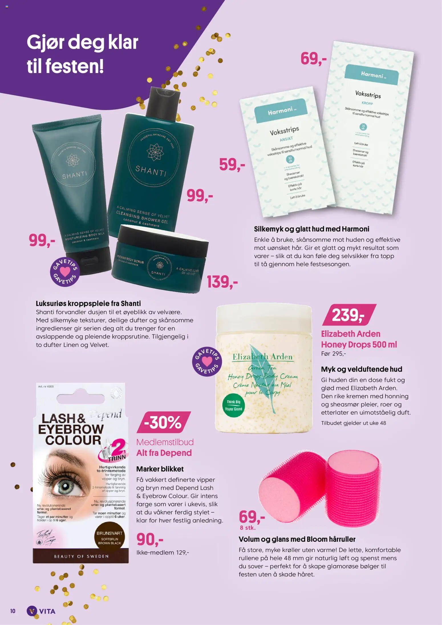 {H1} | Side: 10 | Produkter: Sistem desktop, Shower Gel, Portail, Body milk