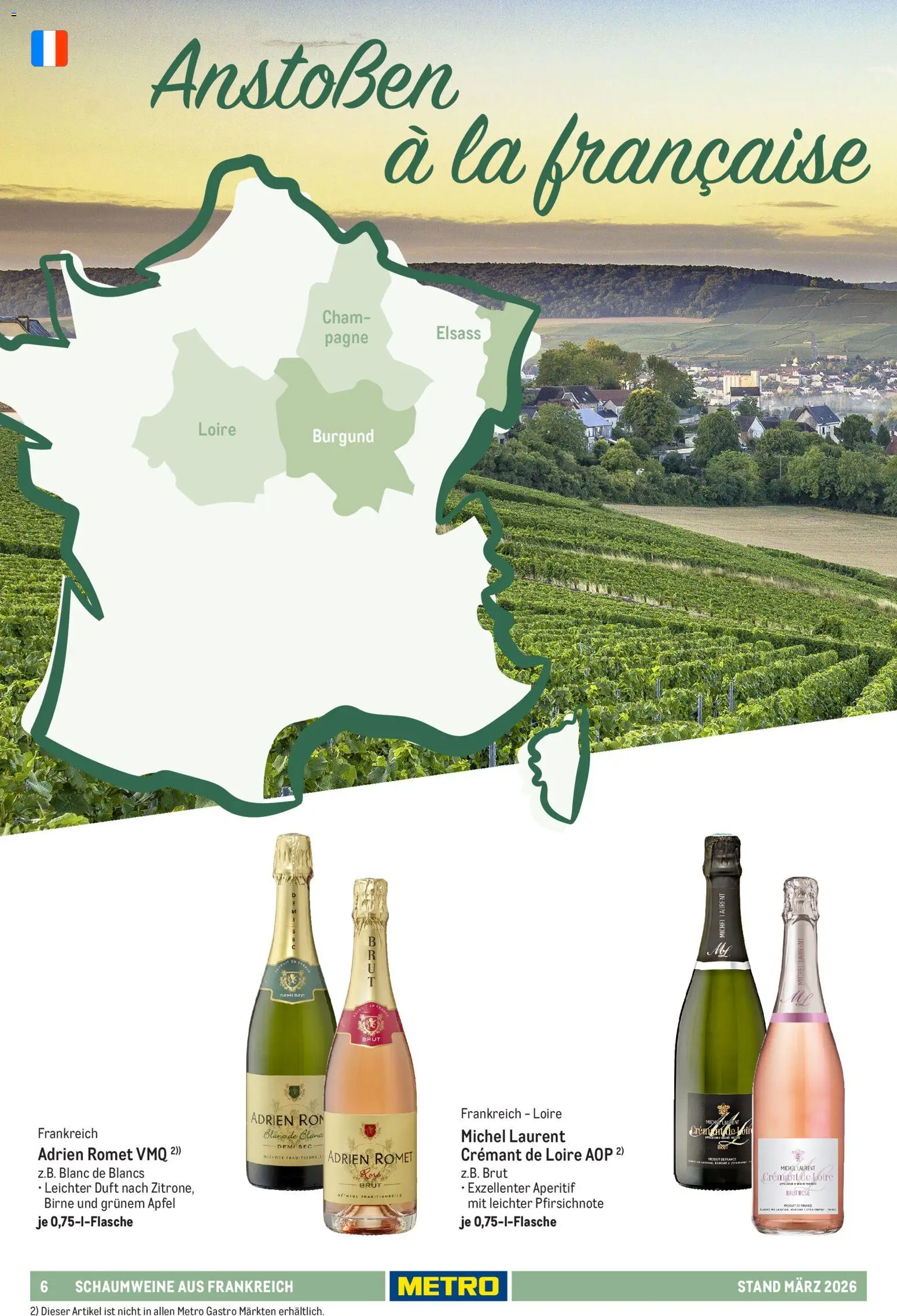 Metro Hauswein-Katalog – gültig ab 03.03.2026 | Seite: 6 | Produkte: Duft, Äpfel, Birne