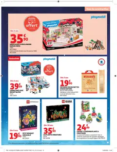 Auchan - Prévisualisation de Auchan - La fabuleuse mission de Noël dans votre super valide à partir de 28.10.2025 | Page: 15 | Produits: Légo, Plantes, Jouets, Jeux