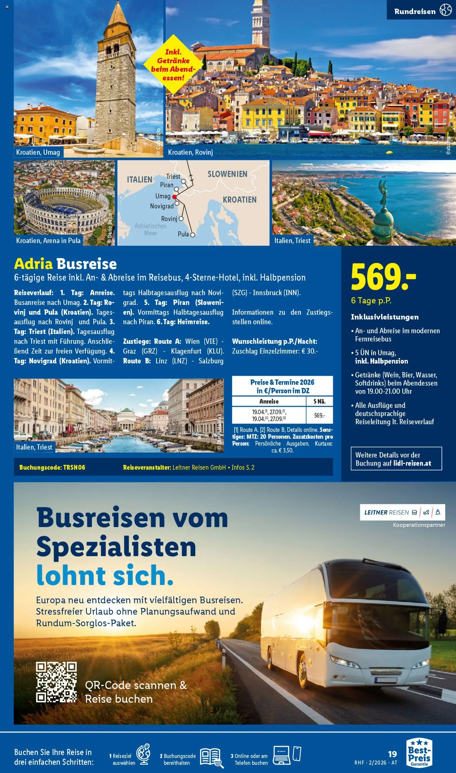 Lidl Februar Reise - Highlights gültig ab 30.01.2026 | Seite: 19 | Produkte: Telefon, Uhr