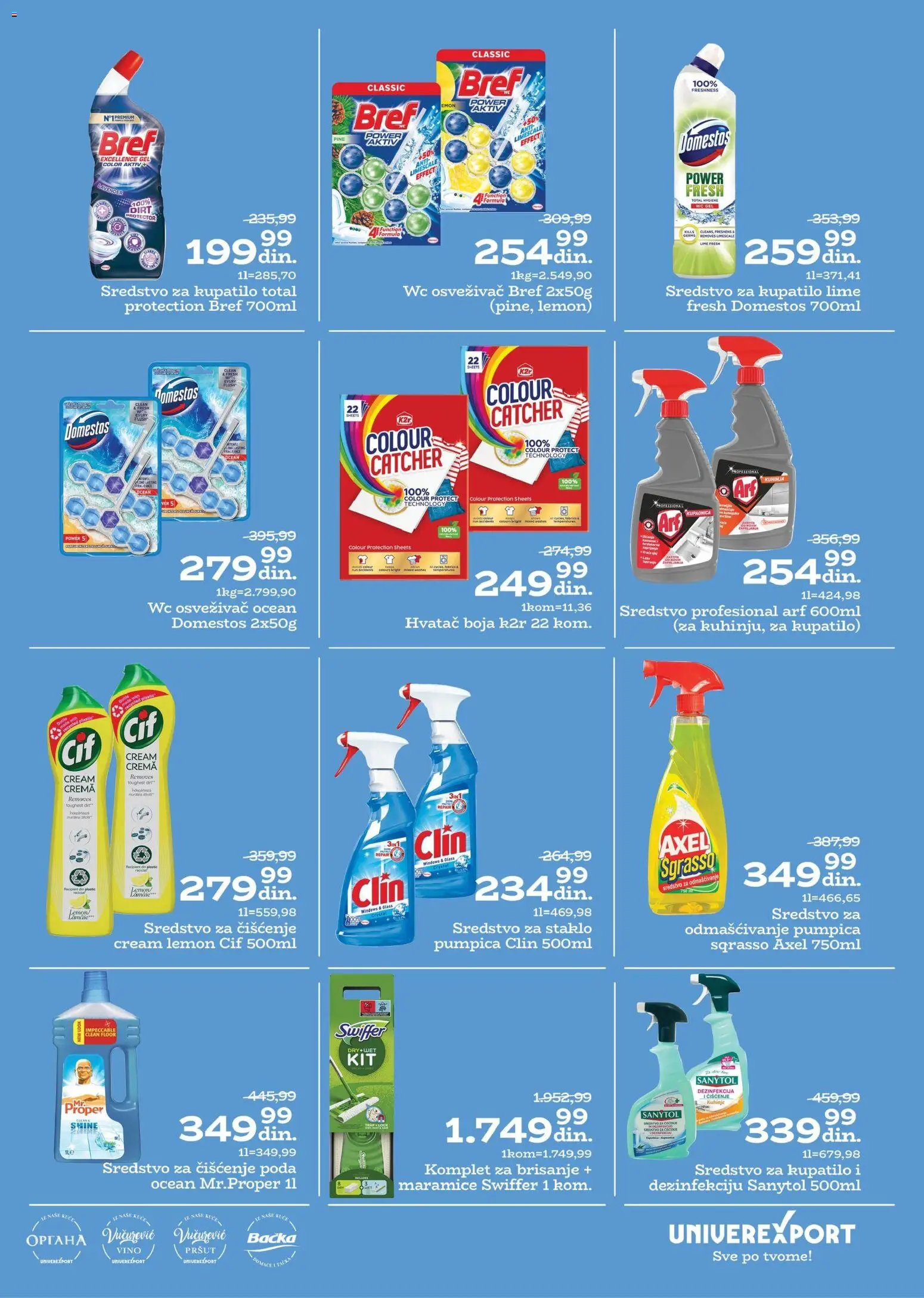 Univerexport katalog - važi od 24.11.2025 | Strana: 29 | Proizvode: Pršut, Wc, Vino, Sanytol
