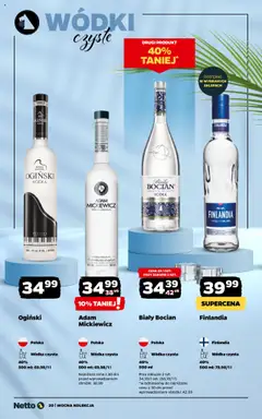 Netto gazetka - Mocna Kolekcja od 01.07.2025 | Strona: 20 | Produkty: Ogiński, Vodka, Wódka