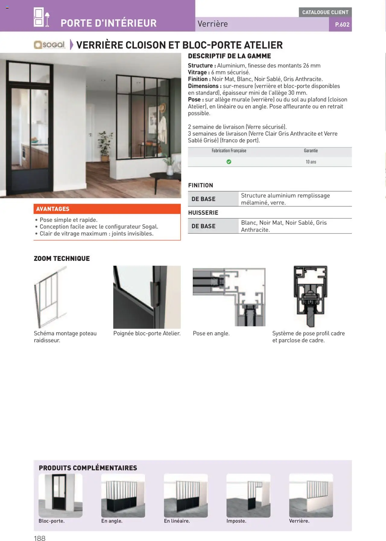  | Page: 188 | Produits: Base, Verrière, Porte, Cadre