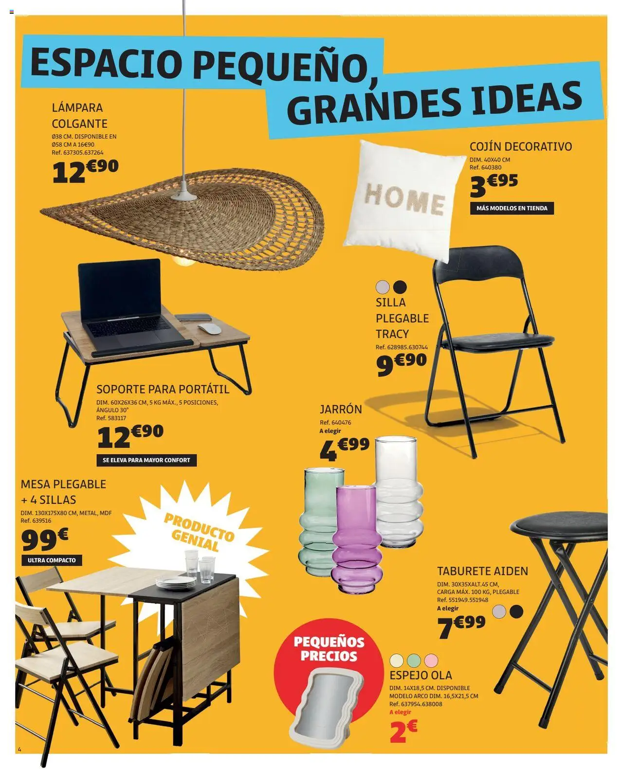 GiFi folleto │ válido desde el 19.08.2025 | Página: 4 | Productos: Mesa, Espejo, Jarrón, Lámpara