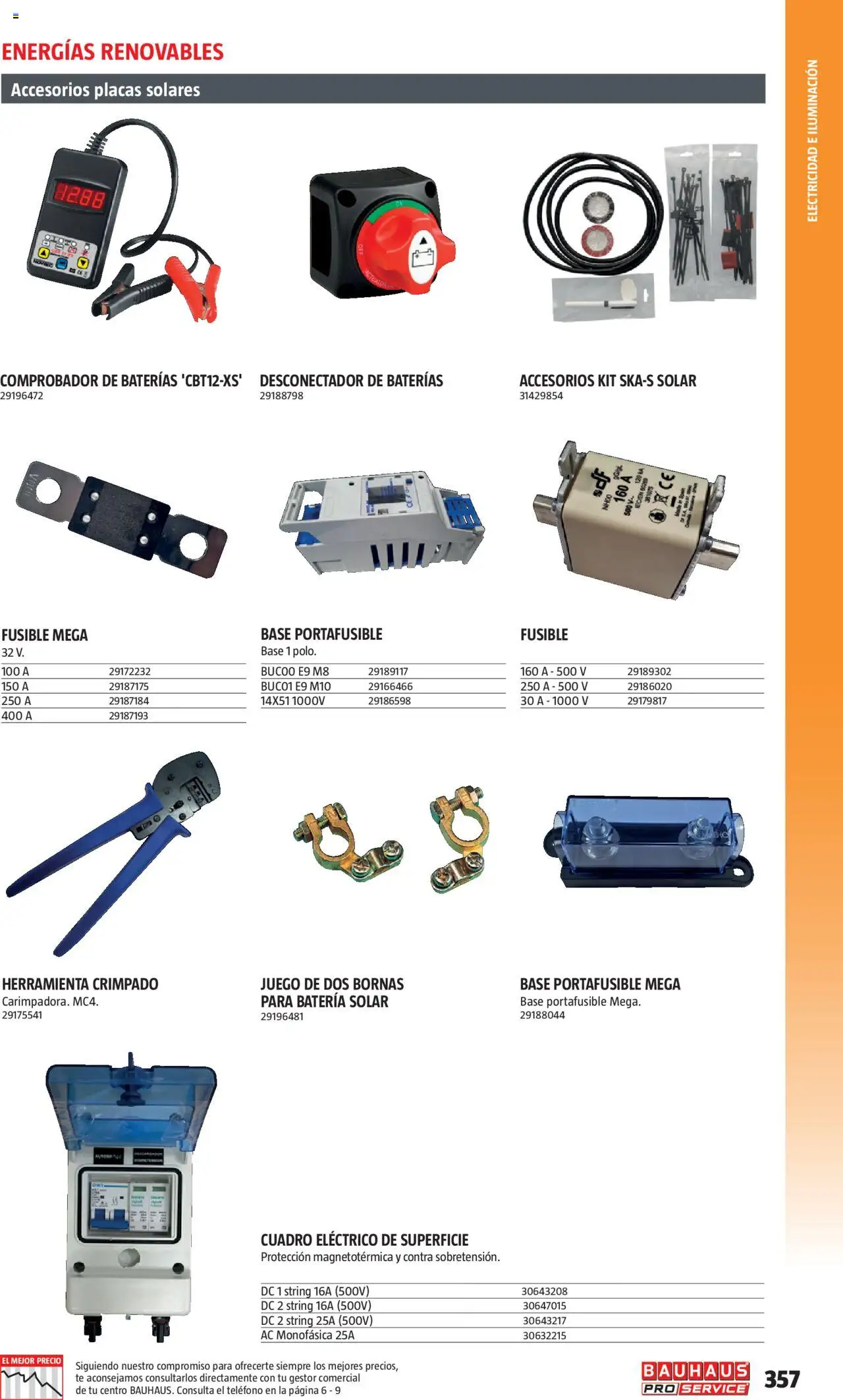 Bauhaus - ProService  │ válido desde el 24.02.2025 | Página: 357 | Productos: Té, Teléfono, Batería