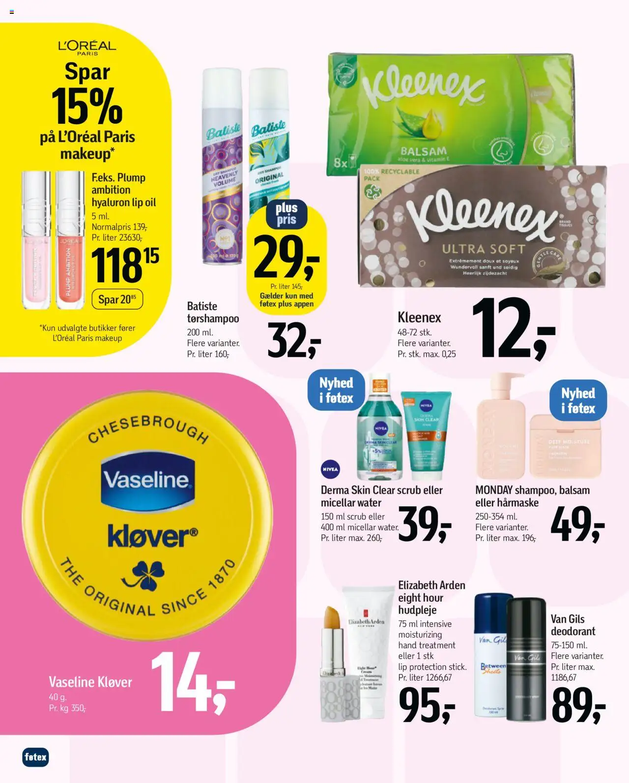 Føtex tilbudsavis – gyldig fra 10.10.2025 | Side: 62 | Produkter: Makeup, Hårmaske, Shampoo, Balsam