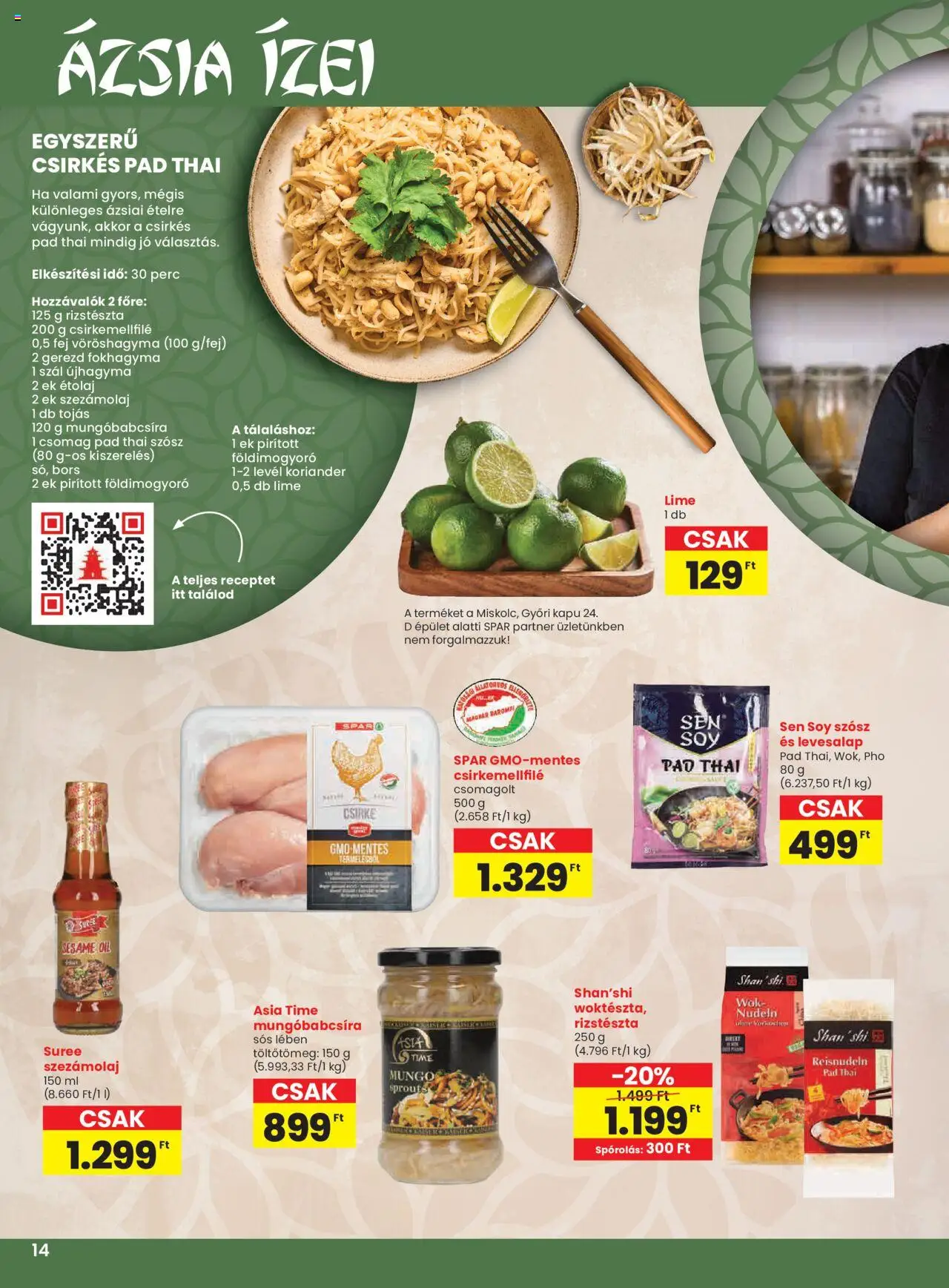 Spar akciós ujság - amely érvényes a következő dátumtól: 26.06.2025 | Oldal: 14 | Termékek: Fokhagyma, Koriander, Földimogyoró, Szósz