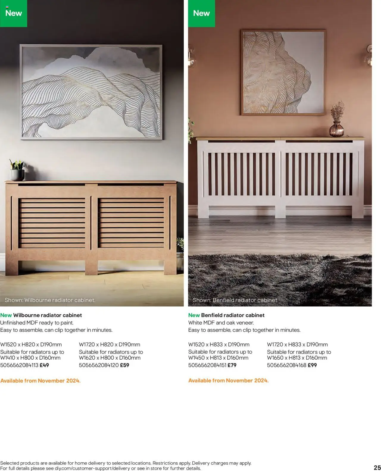 {H1} | Page: 25 | Products: Radiator, Cabinet