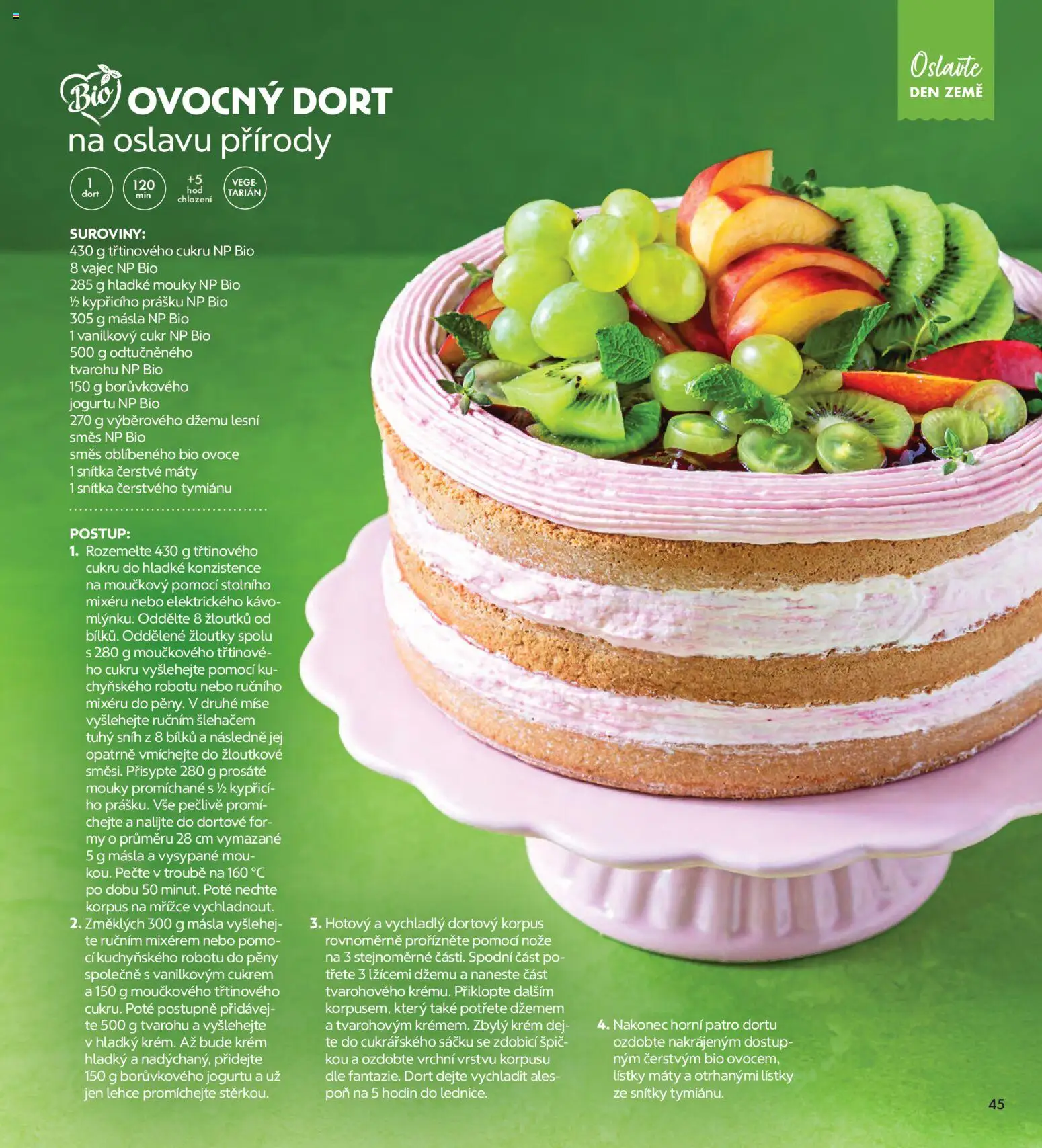 Albert magazín od 01.04.2026 | Strana: 45 | Produkty: Ovoce, Krém, Cukr, Dort