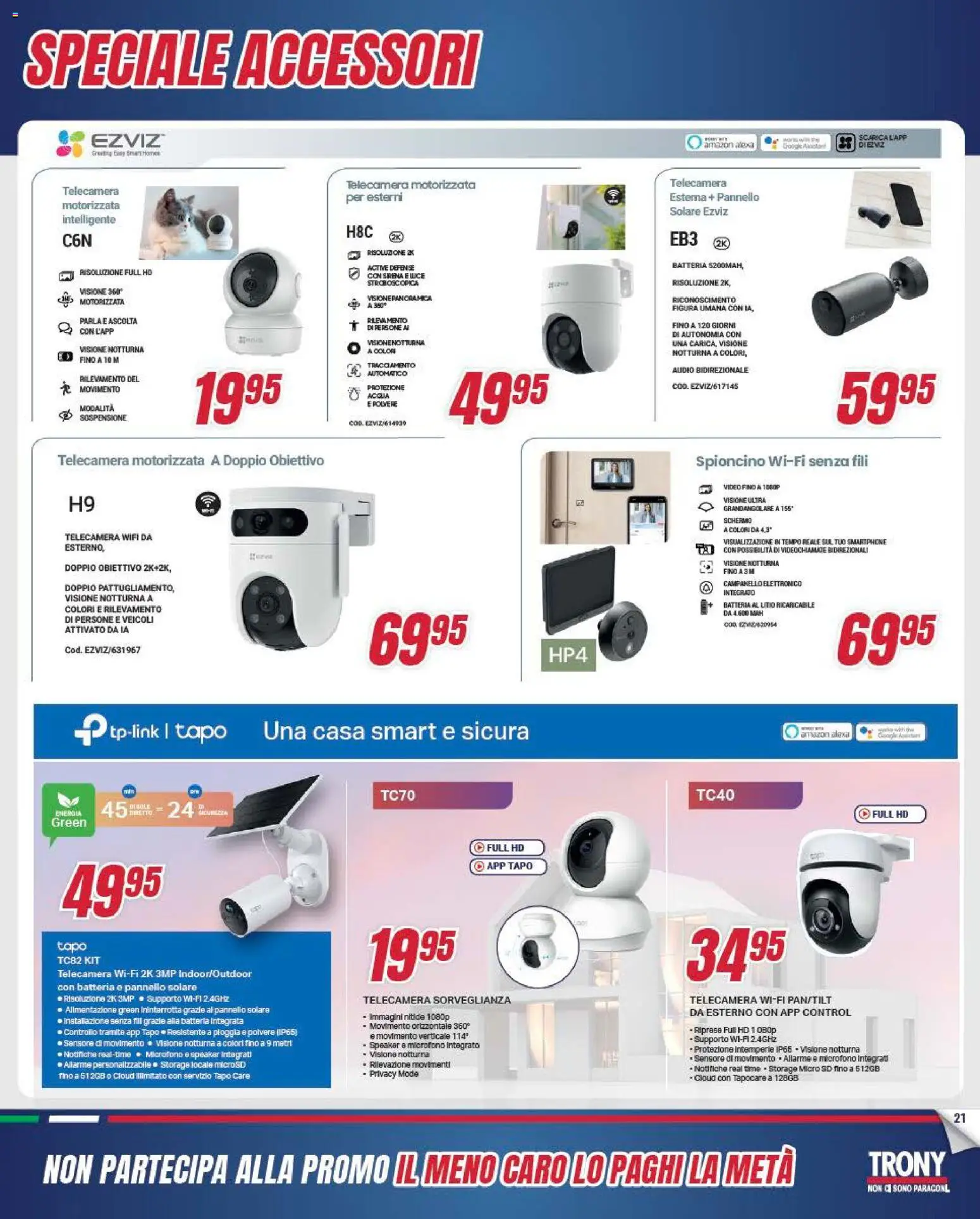 Volantino Trony del 19.02.2026 | Pagina: 21 | Prodotti: Schermo, Video, Speaker, Batteria