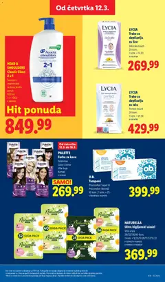 NATURELLA Ultra higijenski ulošci, Više vrsta, 28/32/36/40 kom. - pregled Lidl kataloga - važi od 12.03.2026 | Strana: 33