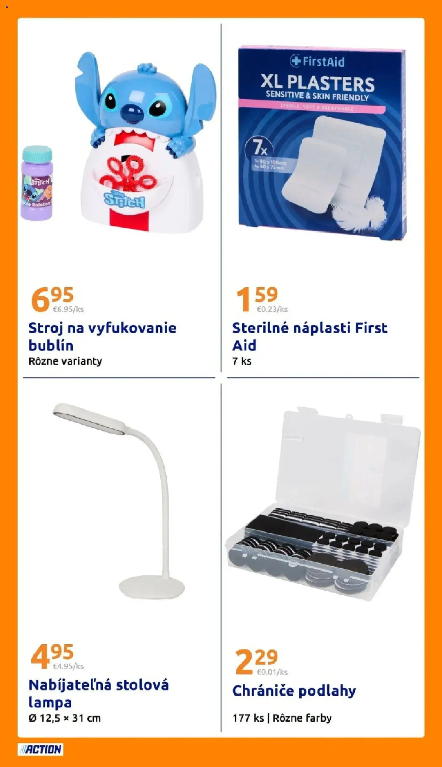Nové Action akcie – leták je platný od 01.04.2026 | Strana: 22 | Produkty: Lampa