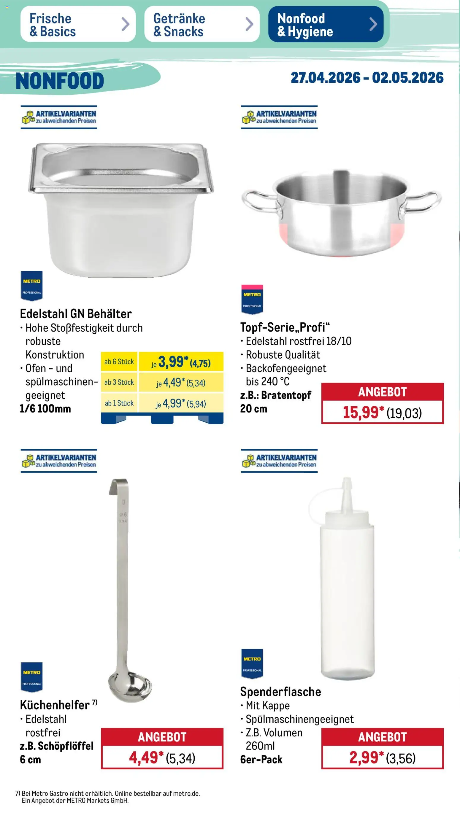 Metro Prospekt 	 – gültig ab 27.04.2026 | Seite: 40