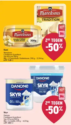 Delhaize folder week 17 - Voorbeeld van een folder van Delhaize, geldig van 23.04.2026 | Pagina: 22 | Producten: Crème, Akkumulátor töltő, Kaas, Yoghurt