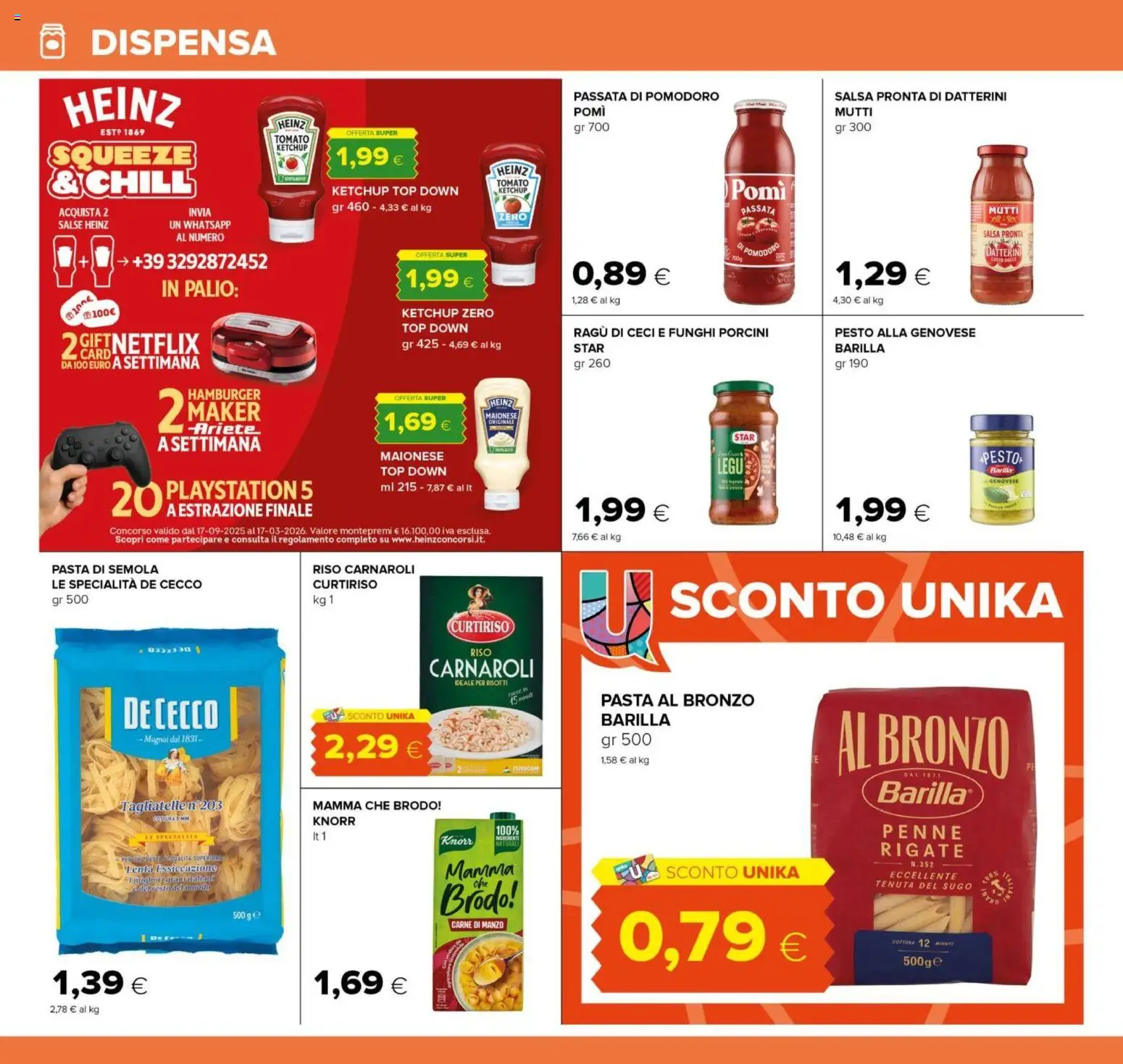 Volantino Oasi del 26.02.2026 | Pagina: 12 | Prodotti: Riso Carnaroli, Salsa, Passata di pomodoro, Hamburger