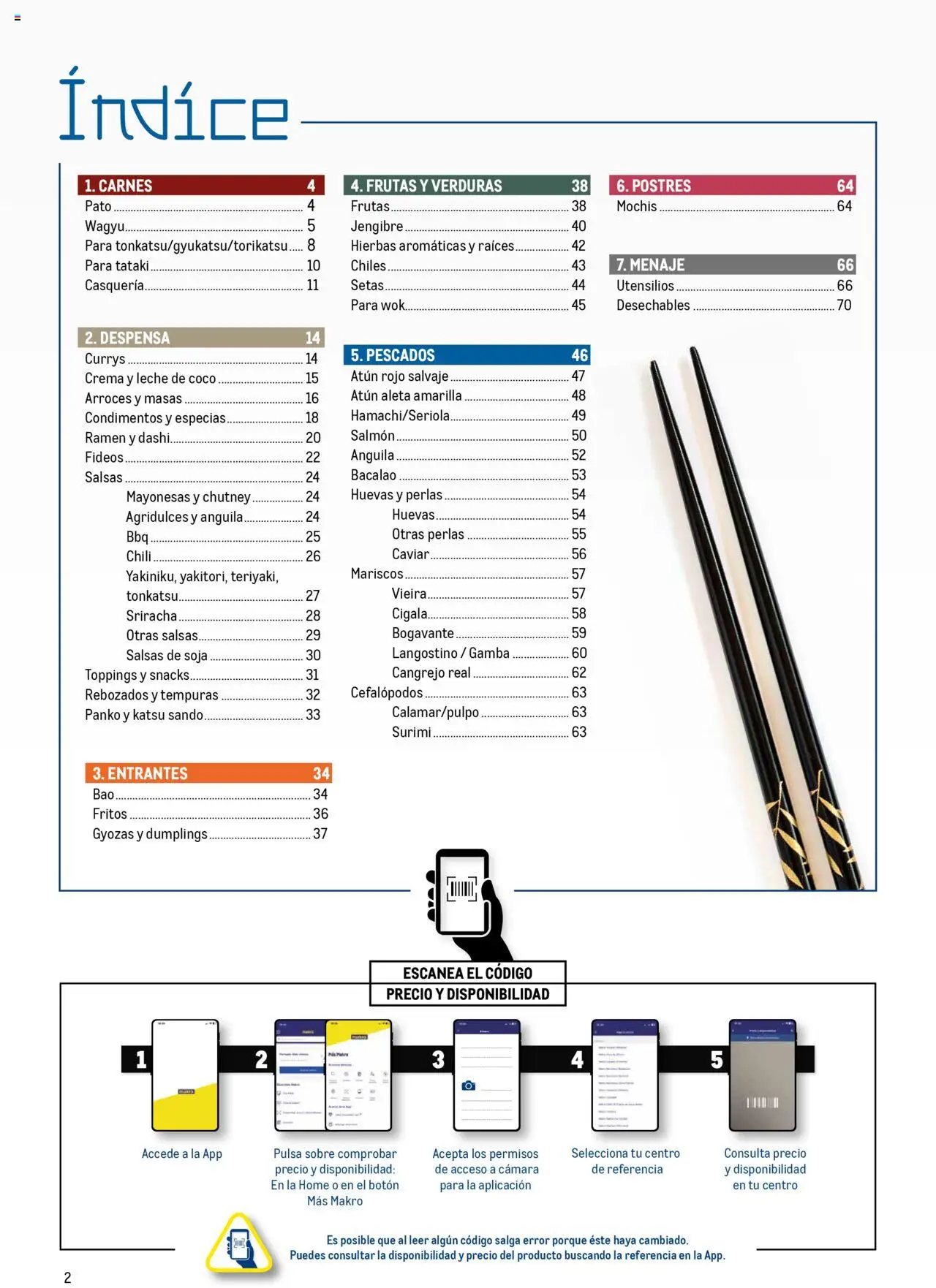 Makro - Cocina fusión asiática Prat │ válido desde el 04.06.2025 | Página: 2 | Productos: Leche, Τυρόπιτα, Cámara, Gamba