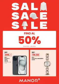 Manor Aktionen Sale IT ab 25.12.2025 gültig