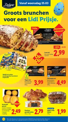 Lidl folder week 13 - Voorbeeld van een folder van Lidl, geldig van 23.03.2026 | Pagina: 16 | Producten: Chocolade, Kan, Noten, Roomboter