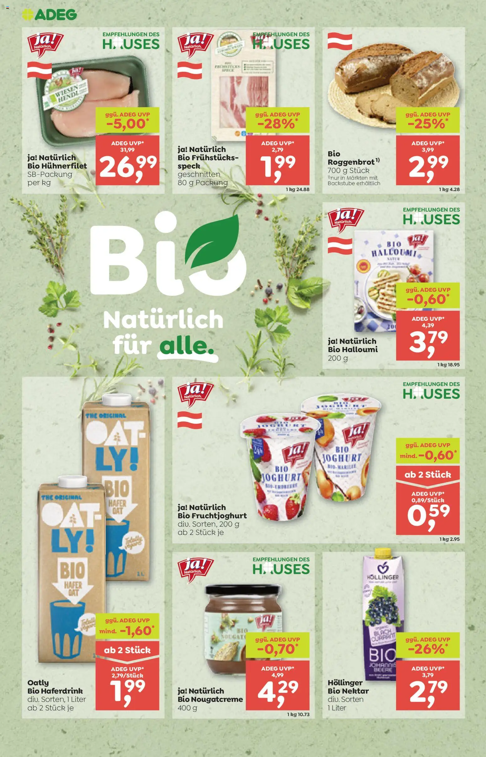 ADEG Flugblatt gültig ab 09.04.2026 | Seite: 6 | Produkte: Joghurt
