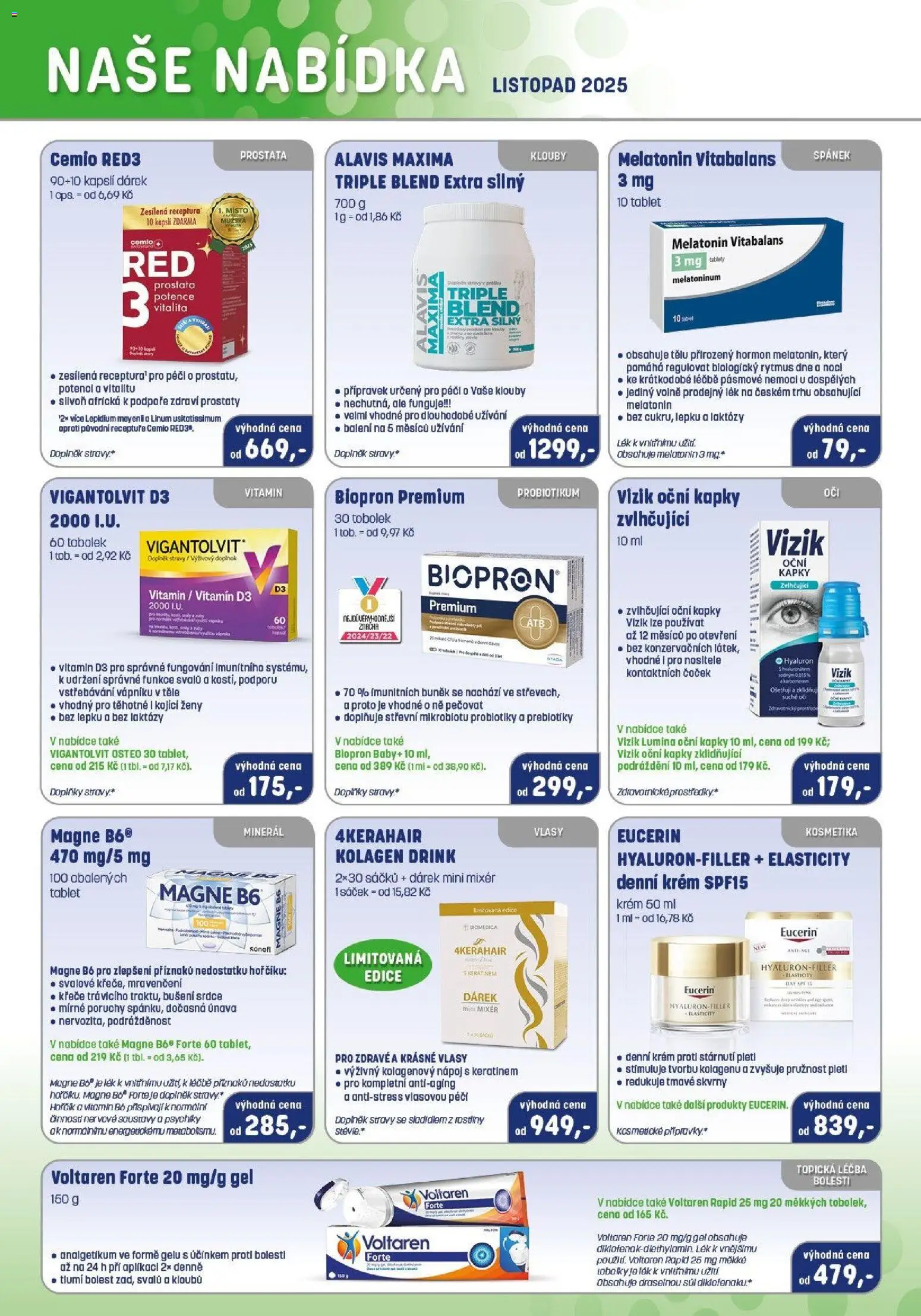 Pharmapoint leták od 01.11.2025 | Strana: 4 | Produkty: Tablet, Mixér, Eucerin, Sáček