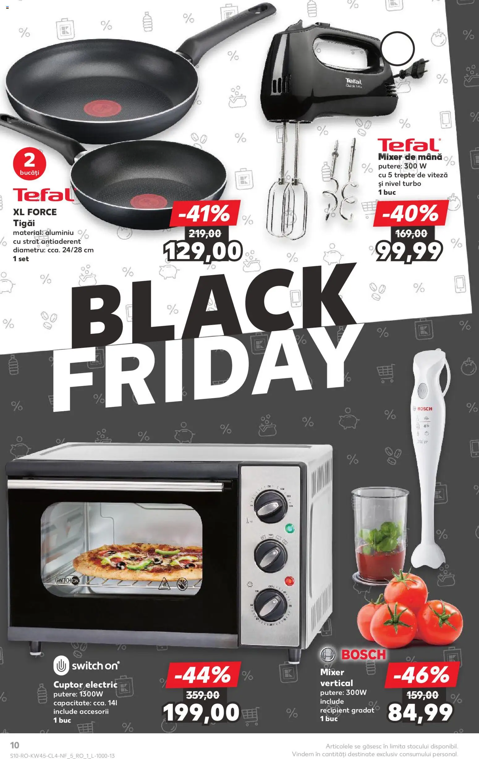 Noul catalog Kaufland – valabil de la 05.11.2025 | Pagină: 10 | Produse: Blender, Cuptor, Mixer