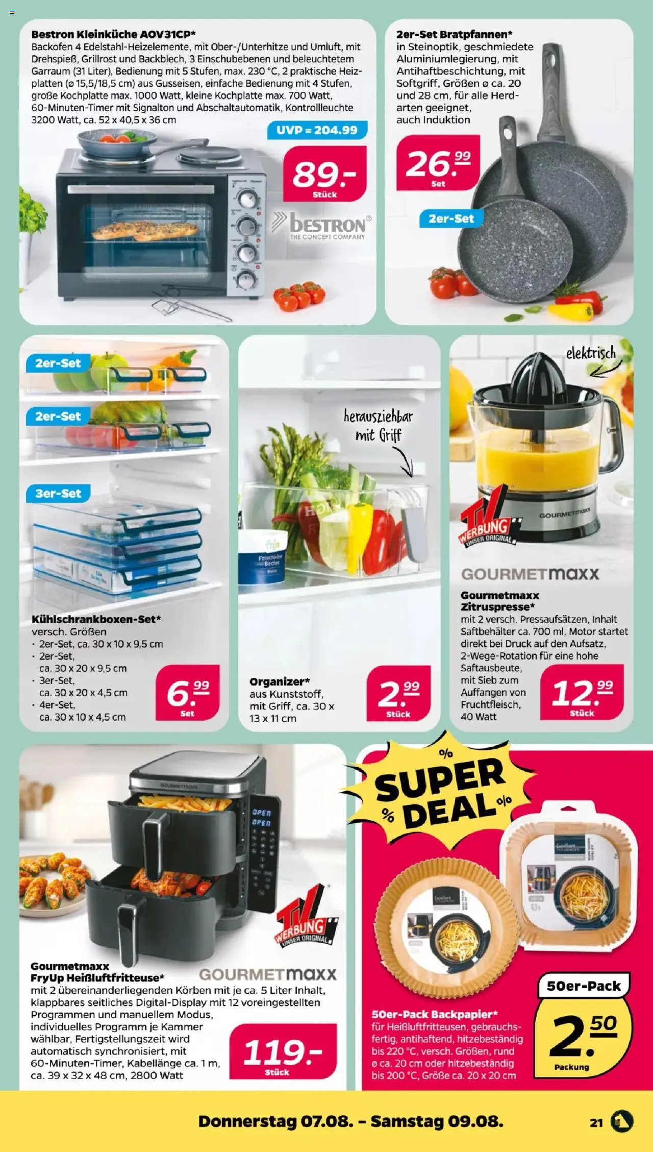 Netto Prospekt 	 - gültig ab dem 04.08.2025 | Seite: 23 | Produkte: Herd, Backofen, Kochplatte