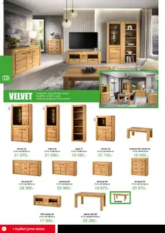Náhled letáku Jamall nábytek leták od 03.02.2025 | Strana: 62 | Produkty: Velvet, Konferenční stolek, Regál, LED