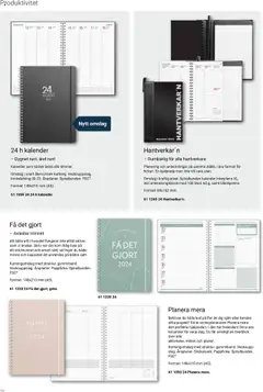 Kalendrar 2024 - Förhandsvisning av reklamblad från butik Office Depot aktuell från 25.07.2023 | Sida: 10 | Produkter: Smart belysning, Smart tv, Anteckningsblock, Kalender