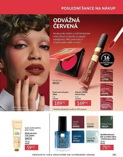 Náhled letáku Avon Black Friday od 01.11.2025 | Strana: 185 | Produkty: Krém, Nehty, Tvářenka, Lak na nehty