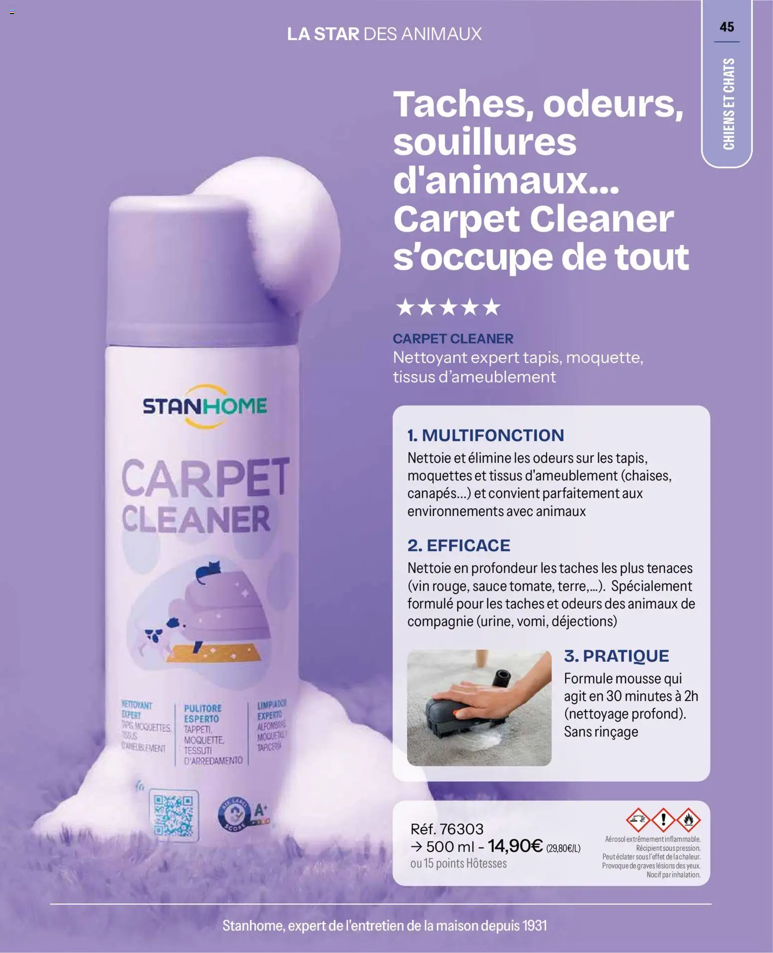 {H1} | Page: 45 | Produits: Mousse, Tapis, Vin