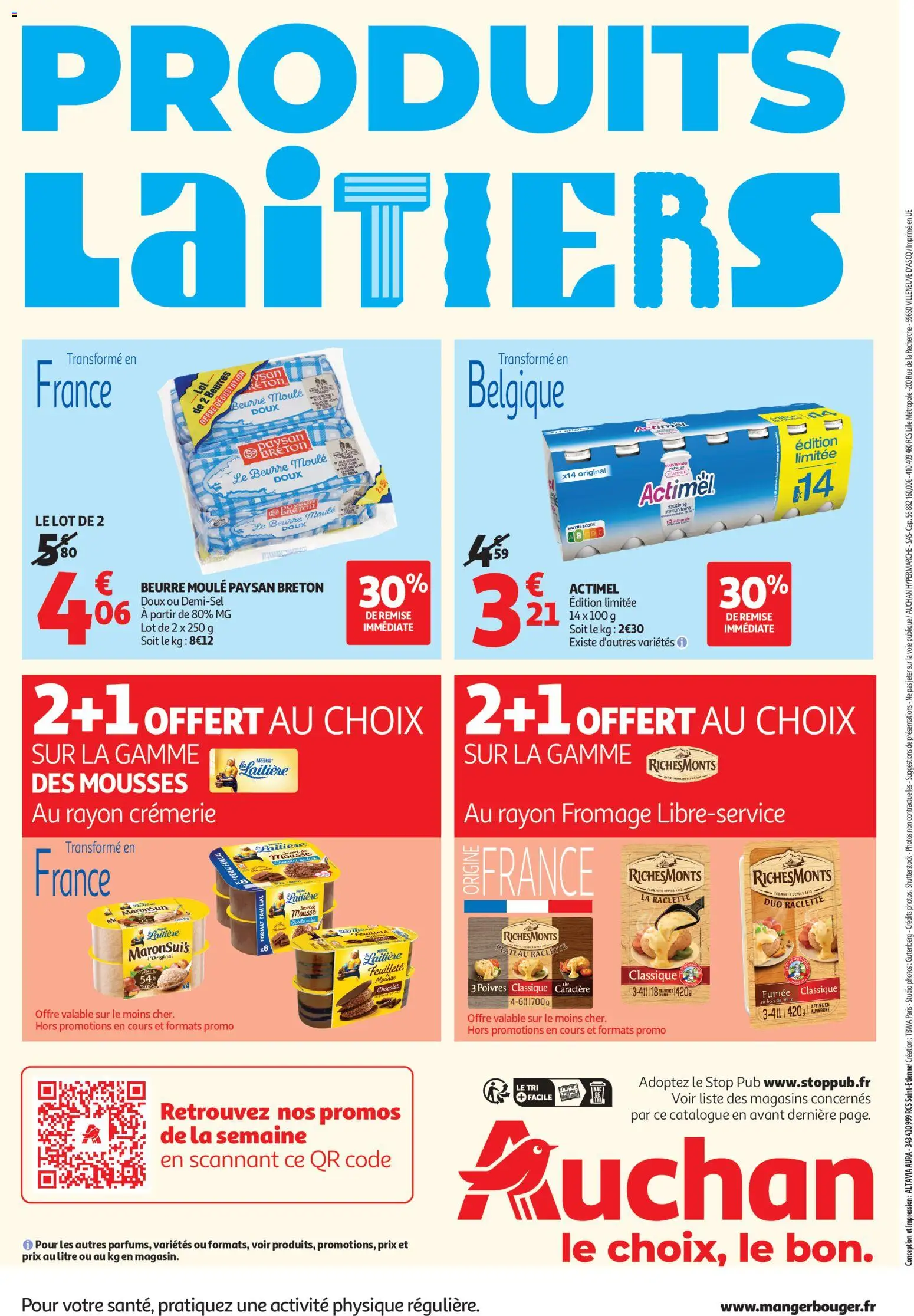 {H1} | Page: 64 | Produits: Mousse, Raclette, Beurre, Fromage