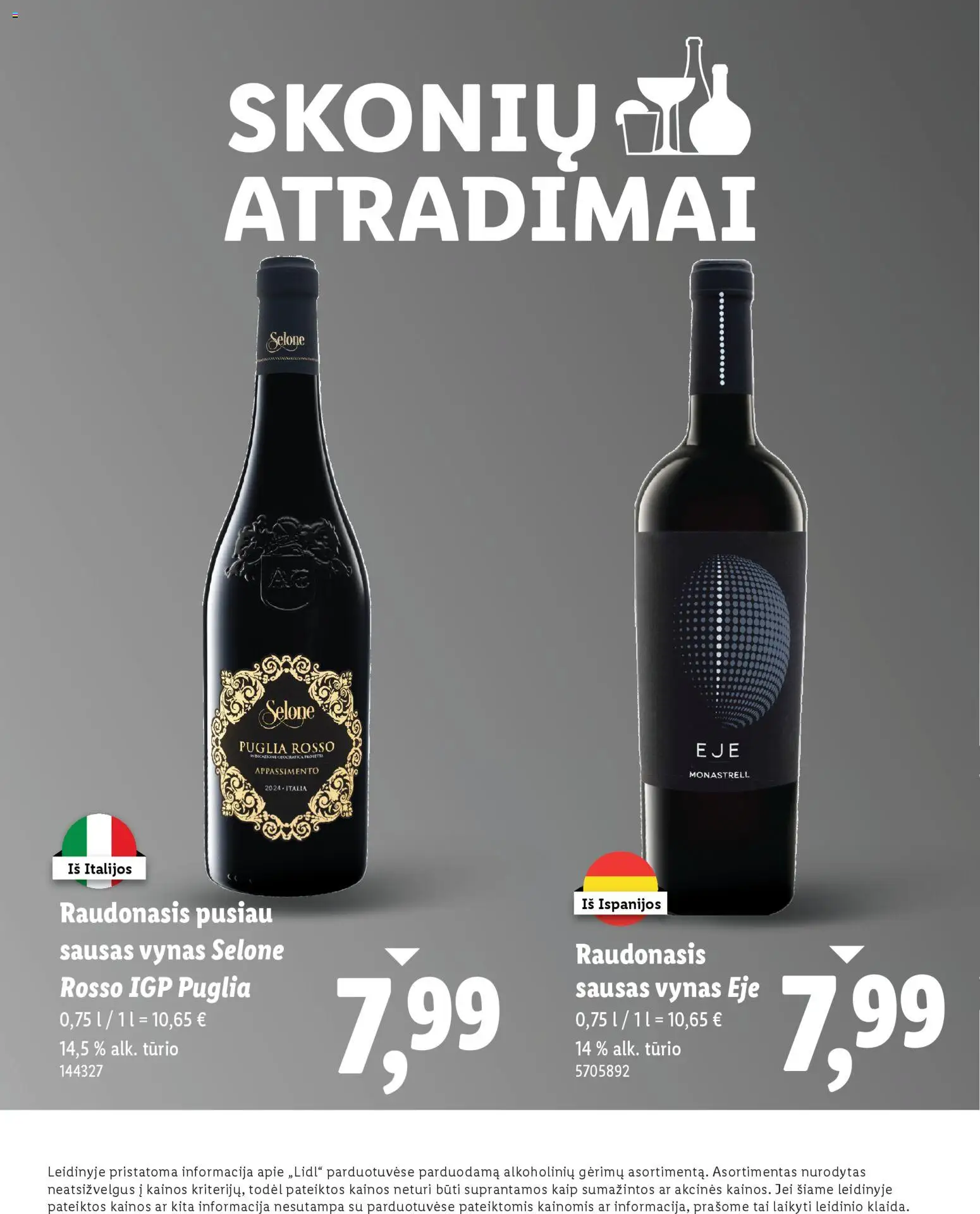 LIDL akcijos nuo 24.03.2026 | Puslapis: 26 | Prekių: Vynas