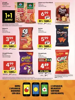 Delikatesy Centrum Gazetka od 21.08.2025 | Strona: 39 | Produkty: Chipsy, Papryka, Doritos, Keczup