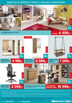 Náhled letáku ASKO nábytek leták od 29.01.2026 | Strana: 4 | Produkty: Předsíňová stěna, Nábytek, Postel, Stůl