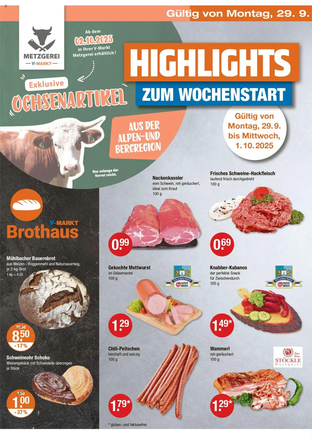 V-Markt - Oberpfalz – gültig ab 25.09.2025 | Seite: 22 | Produkte: Schokolade, Kraut