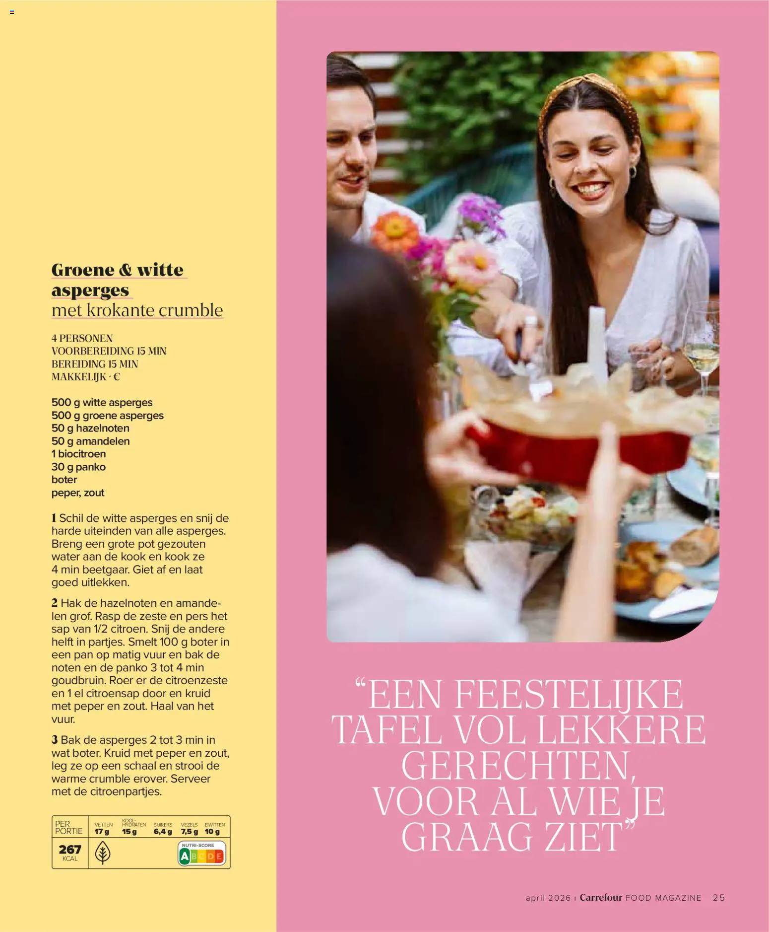 {H1} | Pagina: 25 | Producten: Sap, Peper, Asperges, Boter