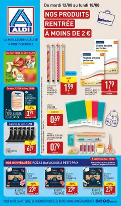 Aldi - Prévisualisation de Aldi catalogue semaine 33 valide à partir de 12.08.2025