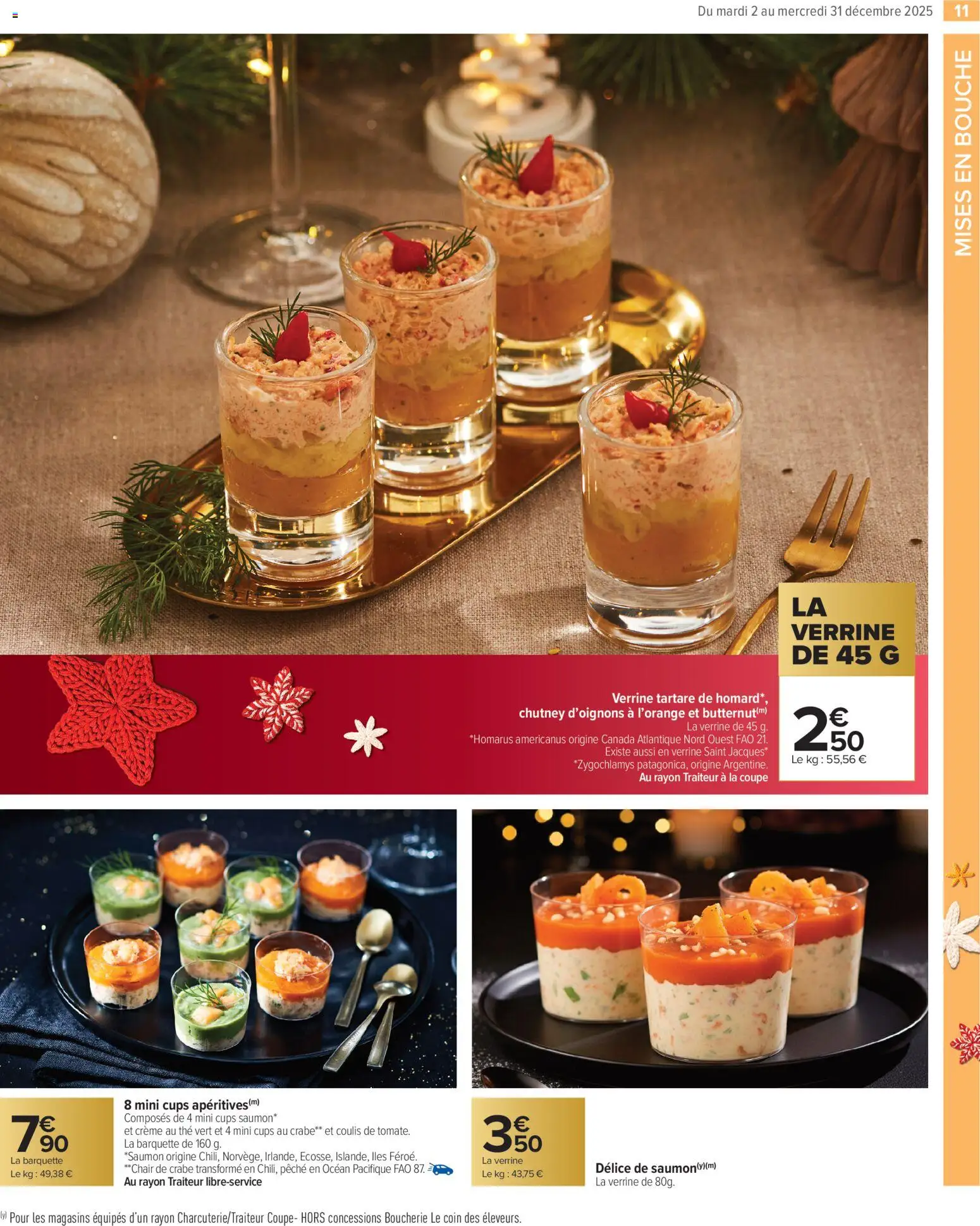 {H1} | Page: 11 | Produits: Pêche, Thé, Chair de crabe, Crème