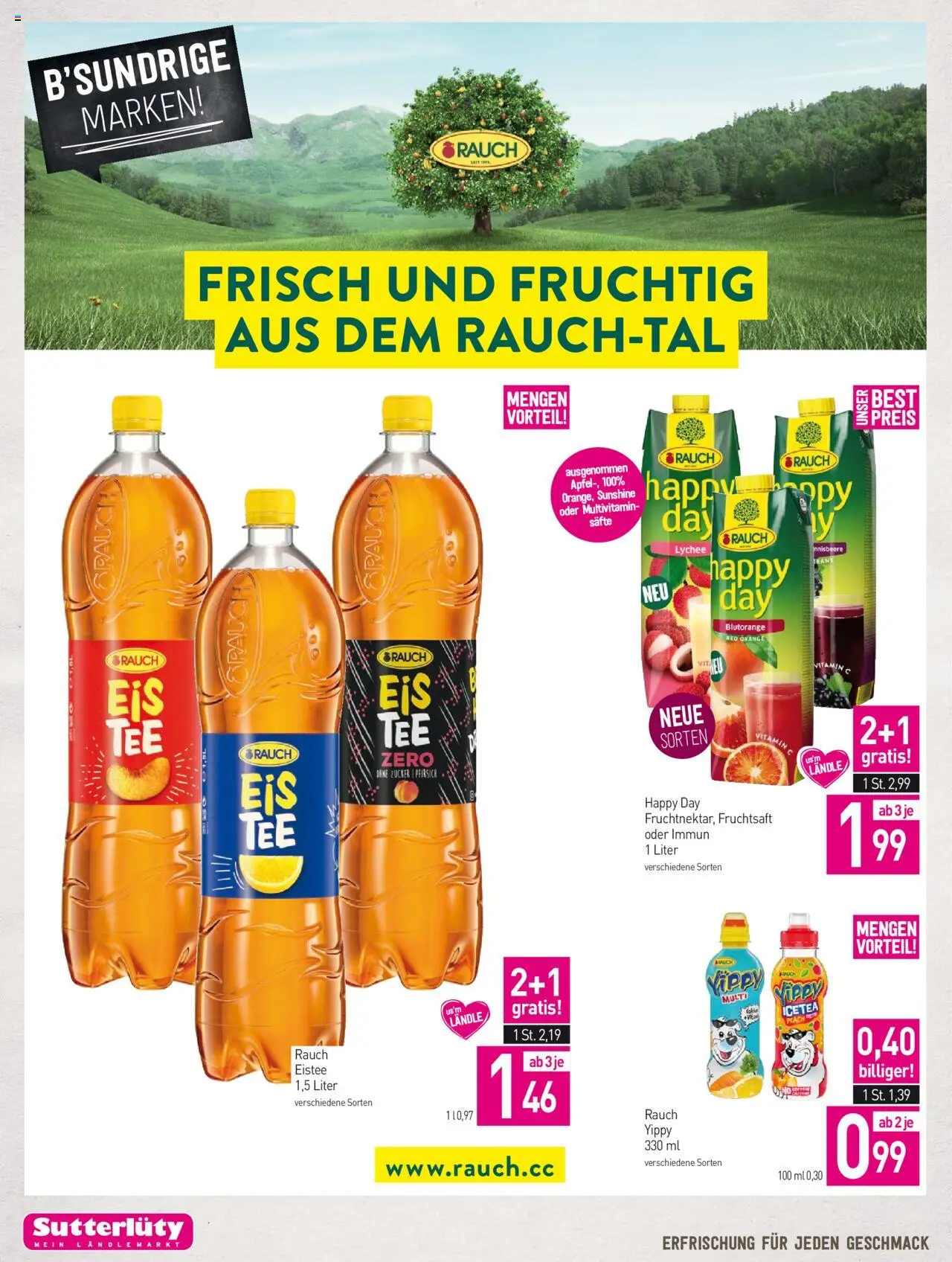 Sutterlüty Flugblatt gültig ab 16.10.2025 | Seite: 14 | Produkte: Zucker, Pfirsich, Papier blanc