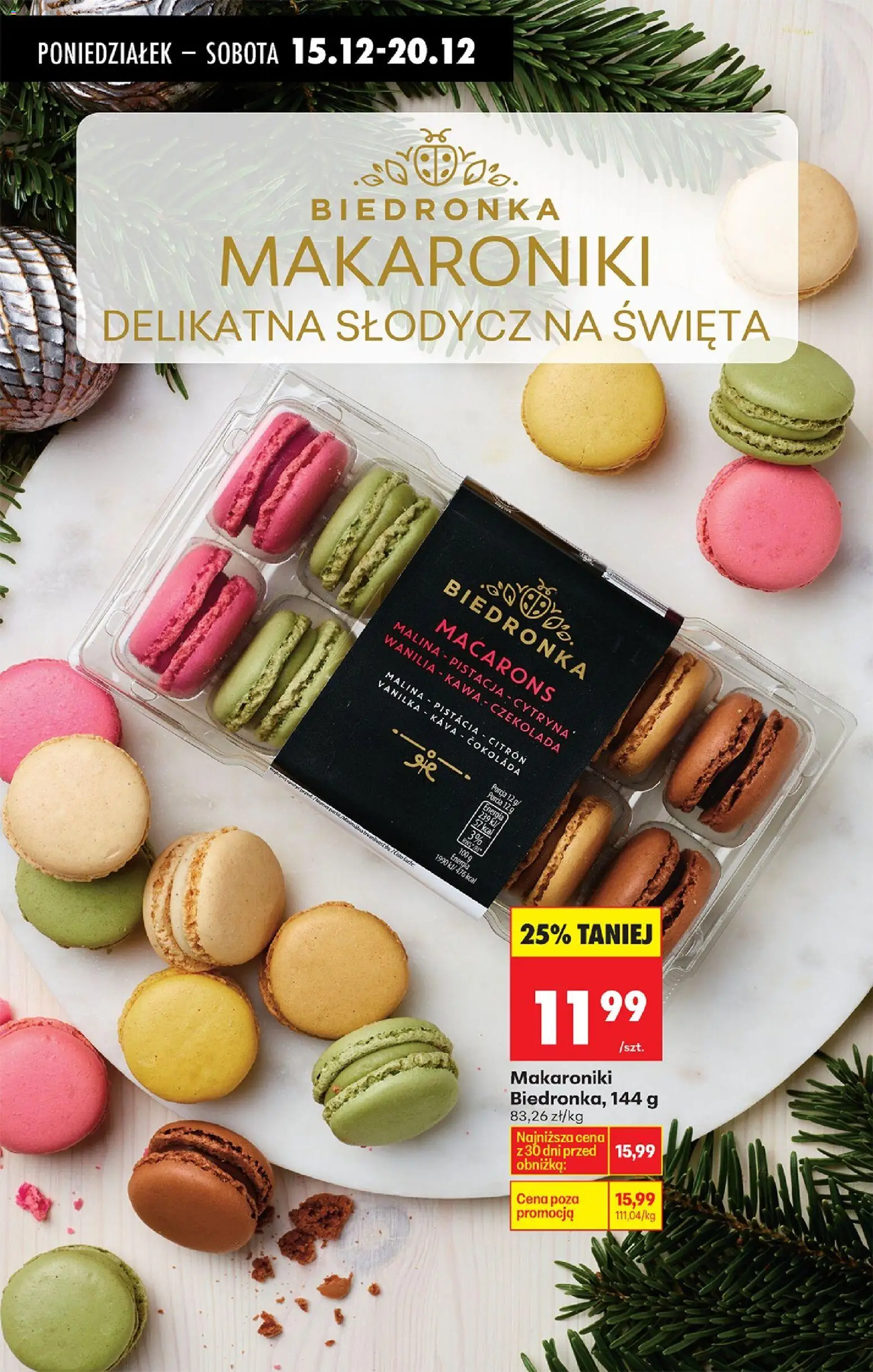 Biedronka gazetka od 15.12.2025 | Strona: 75 | Produkty: Cytryna, Malina, Kawa, Czekolada