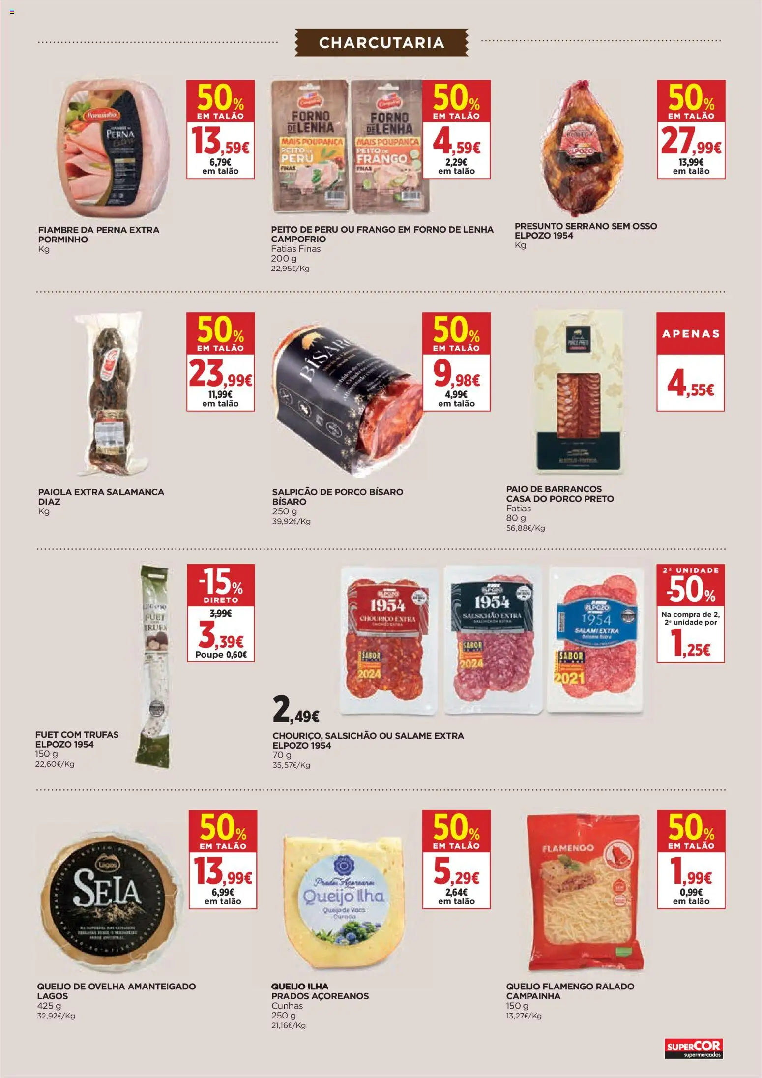El Corte Ingles folheto │ válido de 30.01.2026 | Página: 5 | Produtos: Salpicão, Campainha, Salame, Presunto