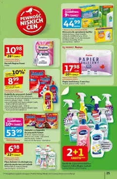 Auchan Gazetka - Pewność niskich cen Hipermarket od 17.07.2025 | Strona: 25 | Produkty: Meglio, Karta, Cleaner, Płyn do mycia naczyń