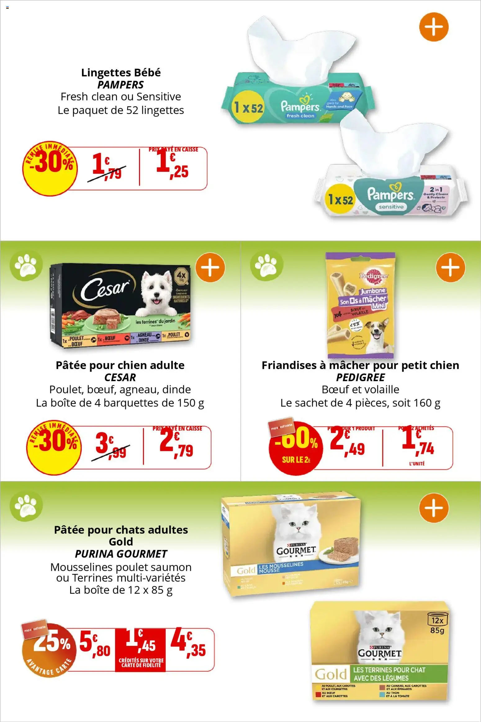 {H1} | Page: 46 | Produits: Carottes, Volaille, Thon, Saumon