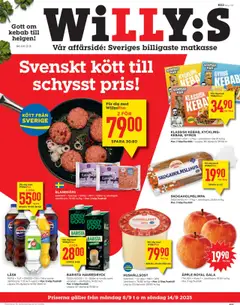 Willys - erbjudanden - Förhandsvisning av reklamblad från butik Willys aktuell från 08.09.2025