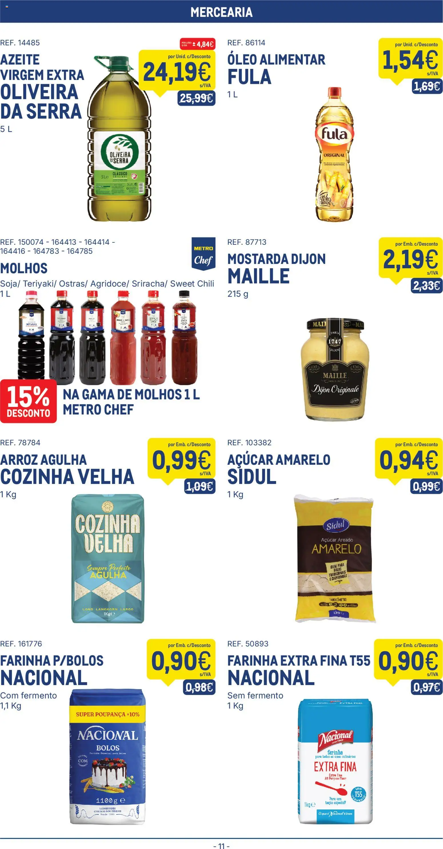 Makro folheto │ válido de 31.03.2026 | Página: 11 | Produtos: Azeite, Arroz, Açúcar, Cereais