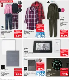 Pidžama od flanela, od pamuka i viskoznih vlakana, vel. S-XL, razne boje pakiranje - Pregled kataloga iz trgovine Kaufland, vrijedi od 29.10.2025 | Stranica: 30 | Proizvodi: Zavjesa, Vrata, Sat, Deka