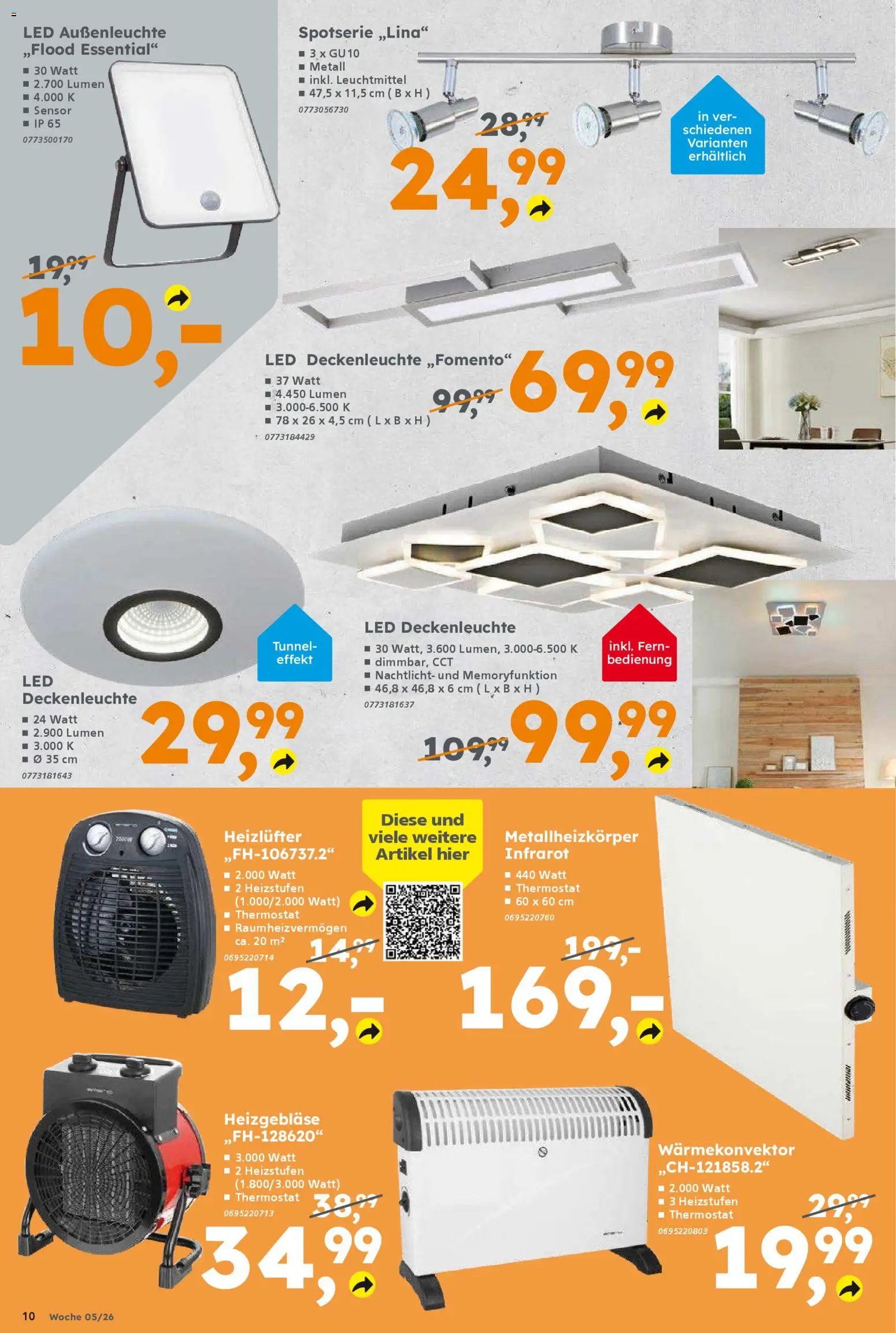 Globus Baumarkt Prospekt 	 – gültig ab 26.01.2026 | Seite: 10 | Produkte: Nachtlicht, Außenleuchte