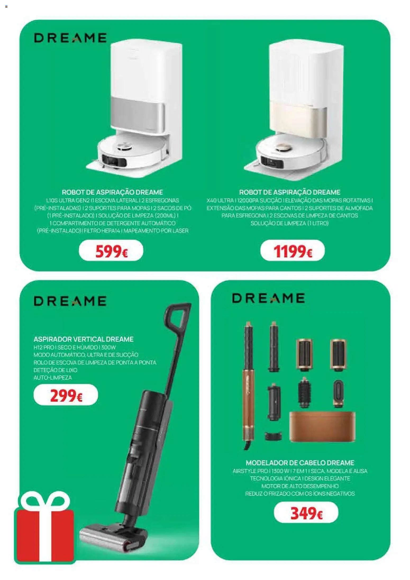 Darty - folheto │ válido de 02.12.2025 | Página: 62 | Produtos: Escova de limpeza, Aspirador, Modelador de cabelo, Almofada