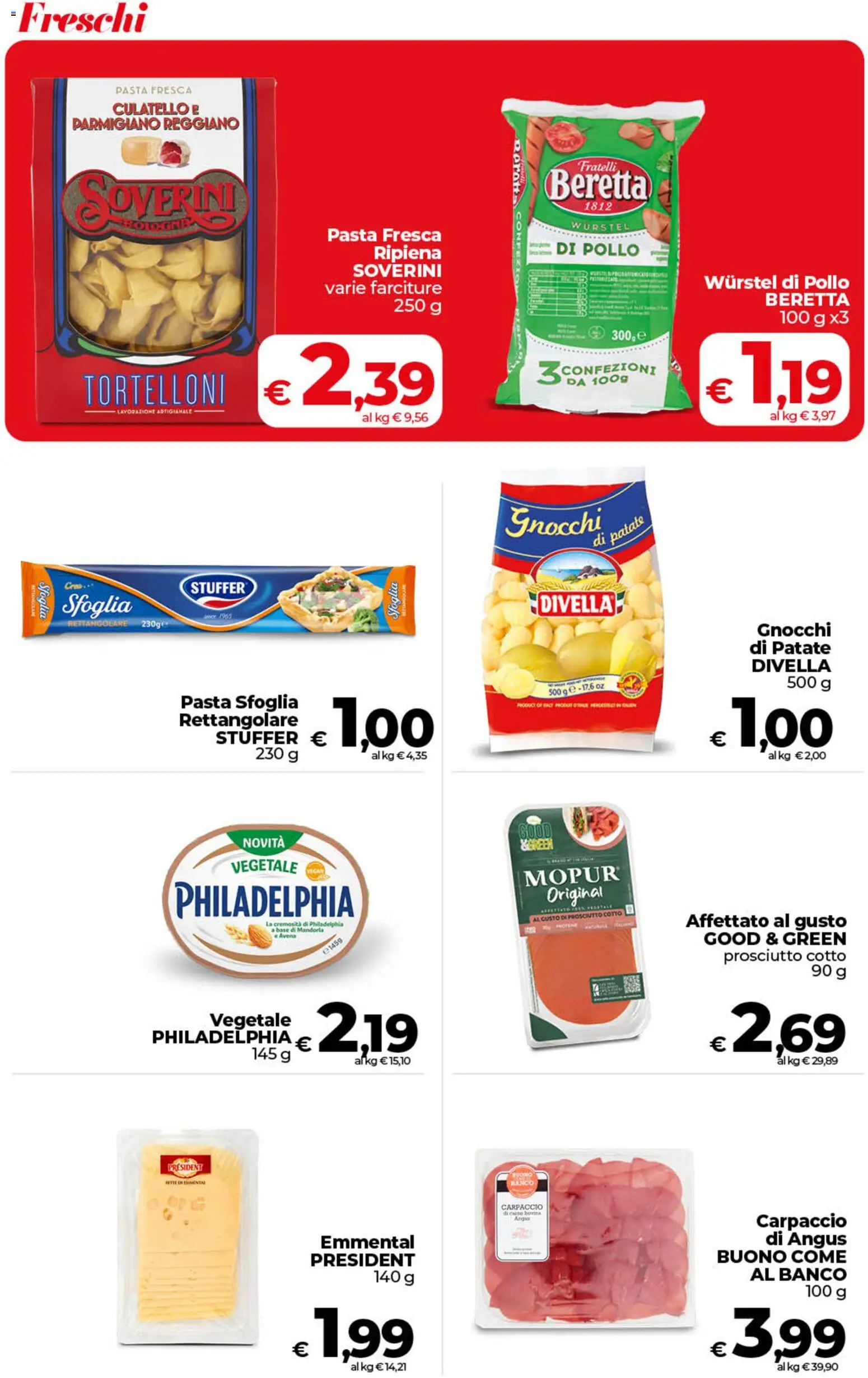 Volantino COOP del 06.03.2026 | Pagina: 11 | Prodotti: Pasta sfoglia, Patate, Tortelloni, Emmental